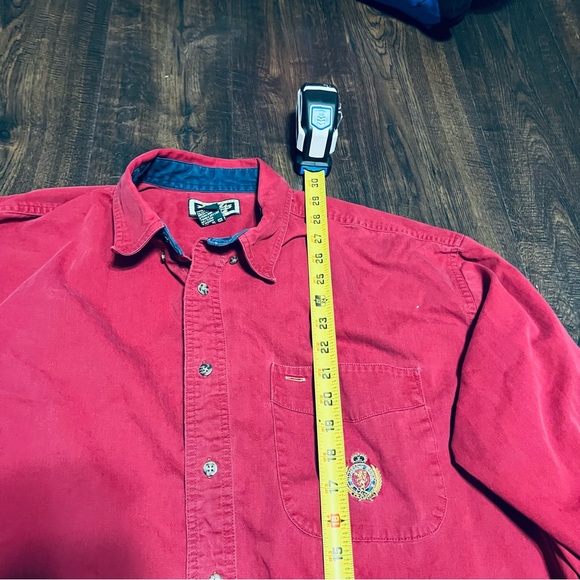 Vintage J Riggings Hunting Horn Shirt Mens XL Red Long Sleeve Outdoor Shirt - Picture 3 of 7